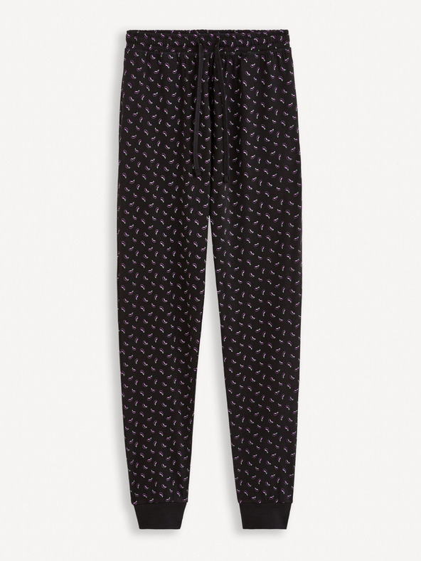 Celio Crna muška Celio Fipyauber pidžama s uzorkom