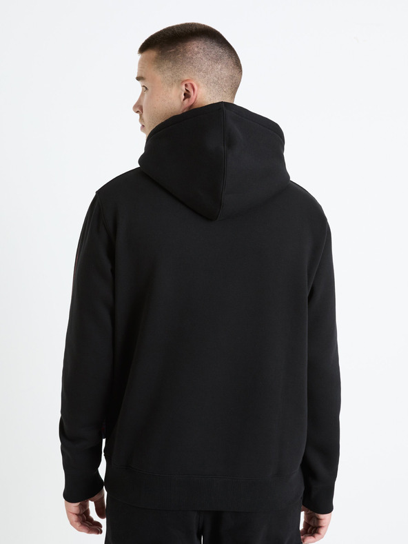 Celio Crna muška Celio Fullmetal Alchemist majica s kapuljačom