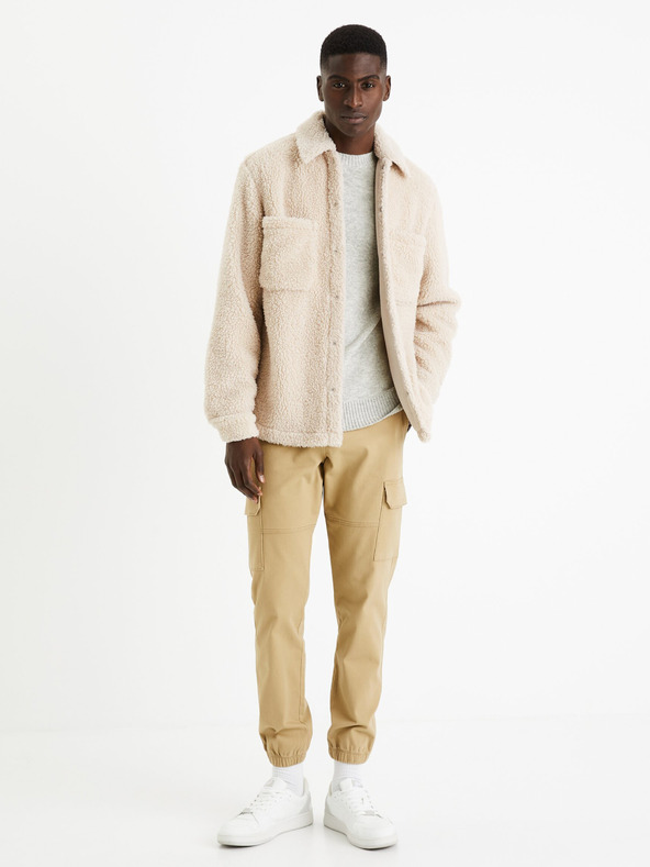 Celio Celio Dolyte muške bež kargo hlače