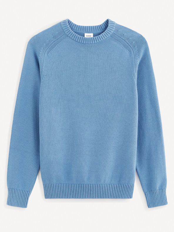 Celio Plavi muški base džemper Celio Febašić