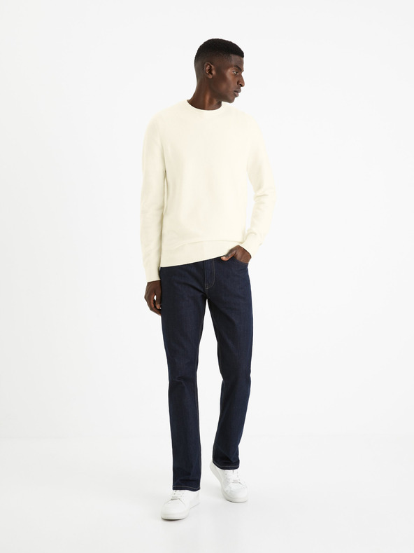 Celio Celio Felinode krem ​​muški base džemper