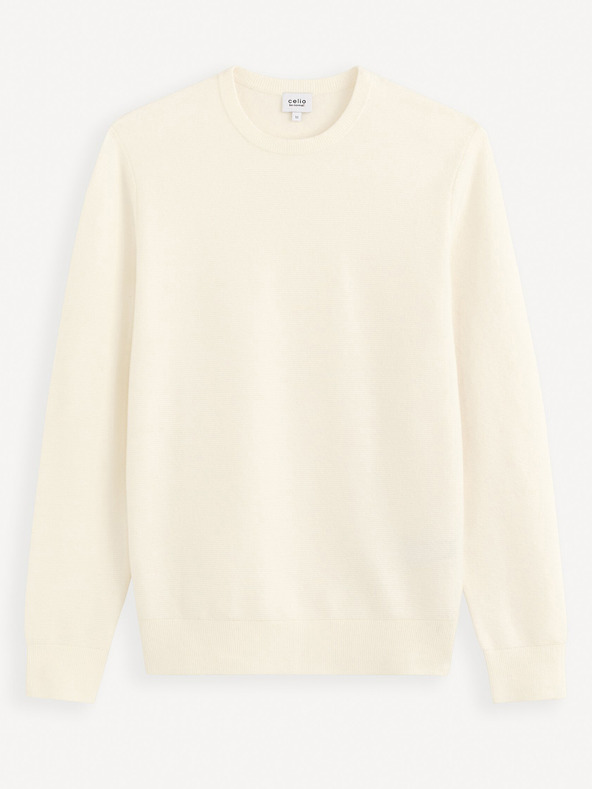 Celio Celio Felinode krem ​​muški base džemper