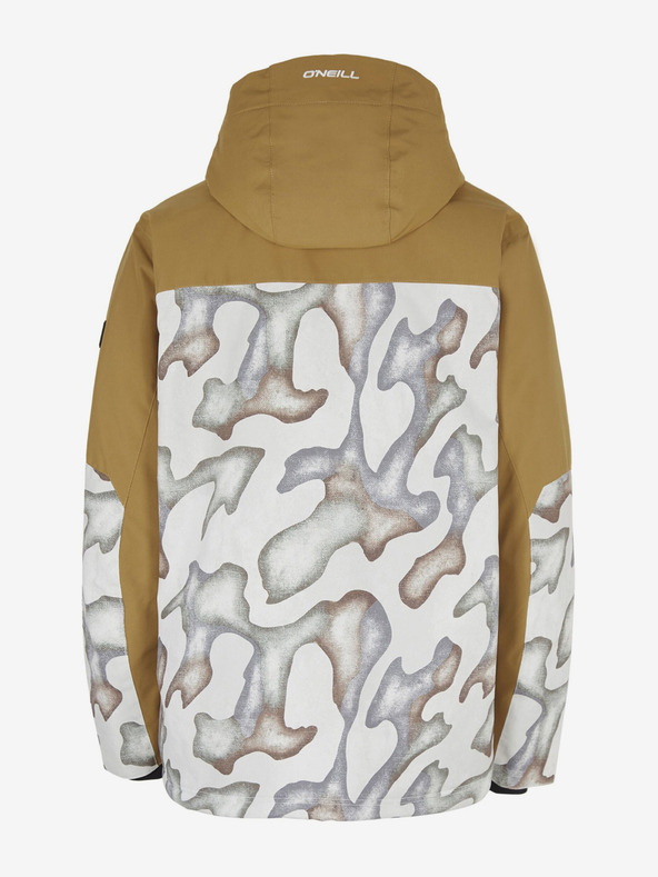 O'Neill O'Neill Texture Cream Mustard muška skijaška/snowboard jakna