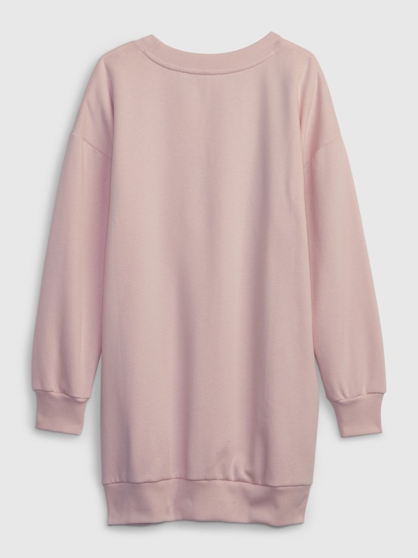 GAP Dječja sweatshirt haljina s logom GAP