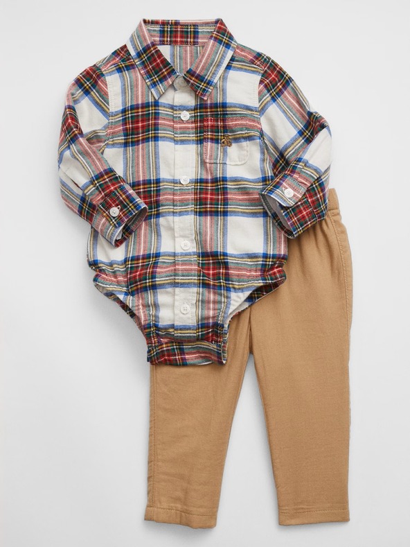 GAP Baby flanelni set GAP