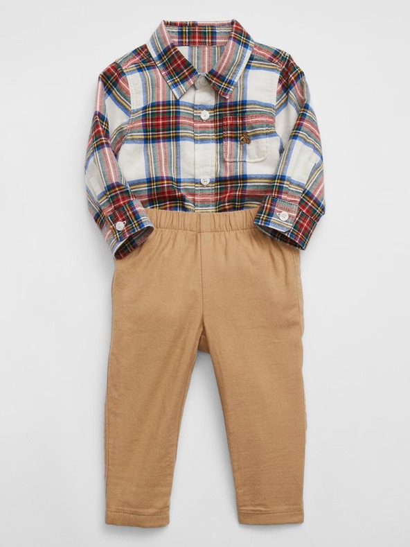 GAP Baby flanelni set GAP