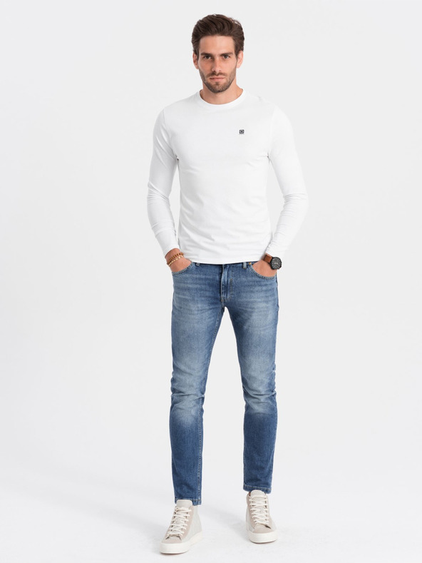 Ombre Clothing Bijela muška majica Ombre Clothing