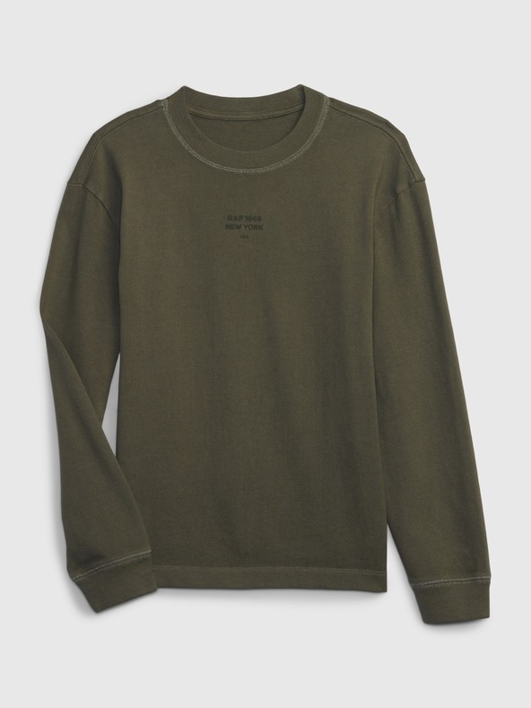 GAP Dječja pamučna majica teške gramature GAP