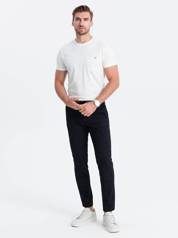 Ombre Clothing Krem muška majica s džepom Ombre Clothing