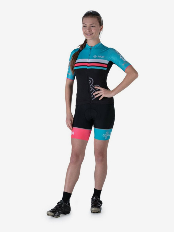 Kilpi Crno-plava ženska biciklistička majica kratkih rukava Kilpi Corridor