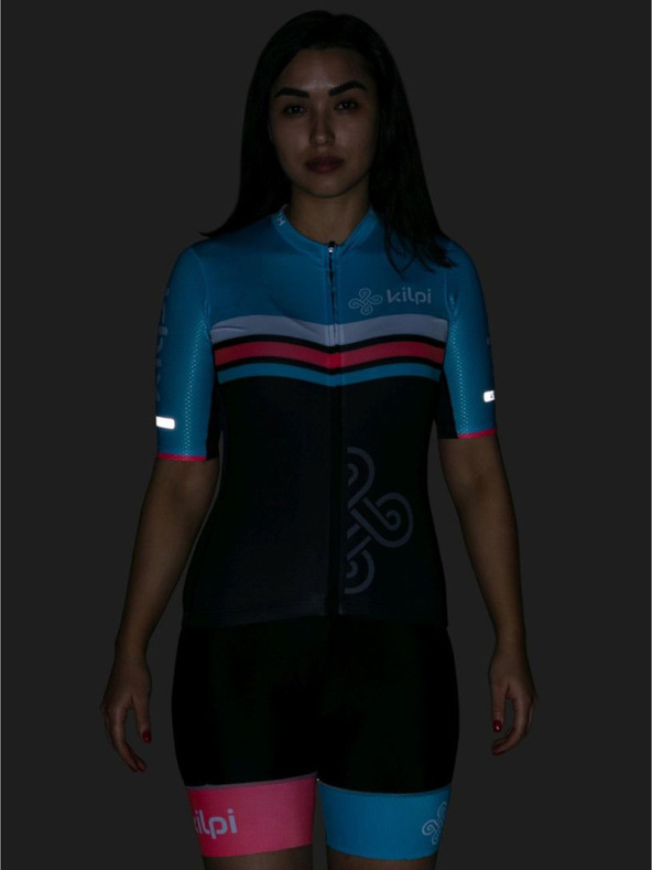 Kilpi Crno-plava ženska biciklistička majica kratkih rukava Kilpi Corridor