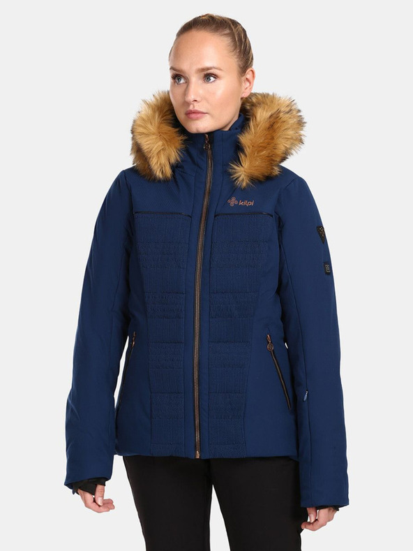 Kilpi Tamnoplava ženska grijana skijaška jakna Kilpi Emilin-W