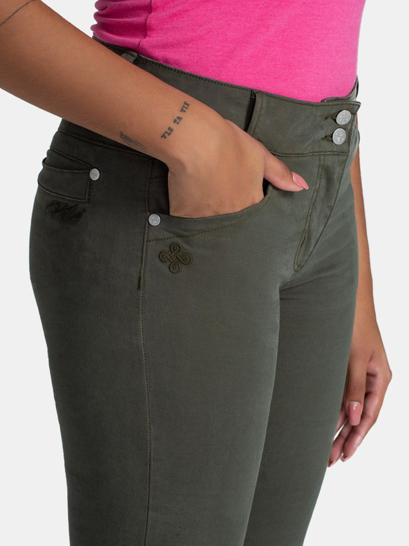 Kilpi Tamno zelene ženske kratke hlače Kilpi PARIVA-W