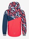 Kilpi Skijaška jakna Kilpi SAARA-JG s plavo-ružičastim uzorkom za djevojčice