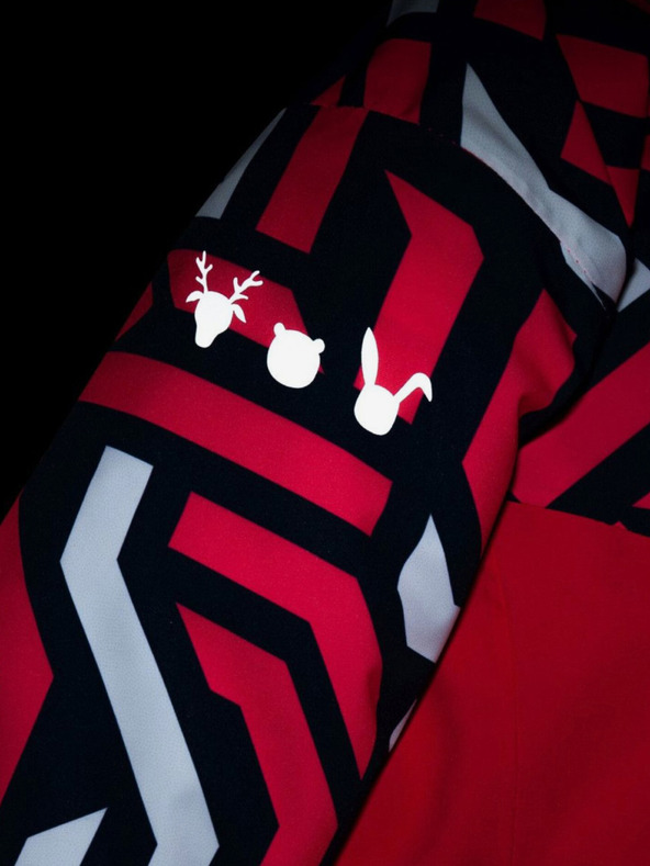 Kilpi Skijaška jakna Kilpi SAARA-JG s plavo-ružičastim uzorkom za djevojčice