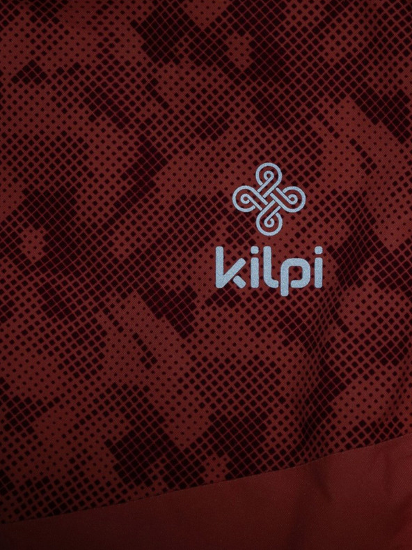 Kilpi Kilpi SAARA-JG crveno-narančasta skijaška jakna s uzorkom za djevojčice