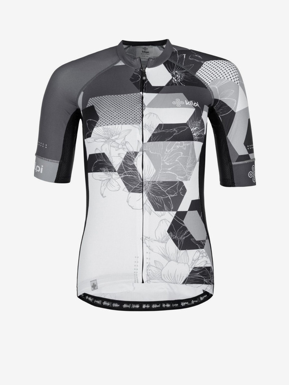 Kilpi Crno-bijeli ženski biciklistički dres Kilpi Adamello-W