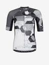 Kilpi Crno-bijeli ženski biciklistički dres Kilpi Adamello-W