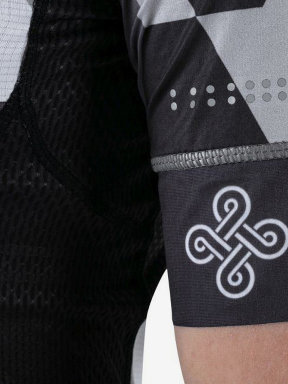 Kilpi Crno-bijeli ženski biciklistički dres Kilpi Adamello-W