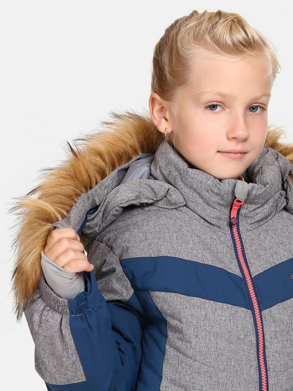 Kilpi Plavo-siva skijaška jakna za djevojčice Kilpi Alisia