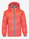 Kilpi Kilpi Jenova narančasto-ružičasta skijaška jakna s uzorkom za djevojčice
