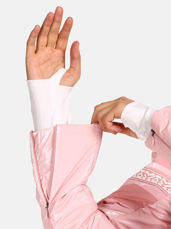 Kilpi Svijetlo roza ženska skijaška jakna Kilpi Dalila