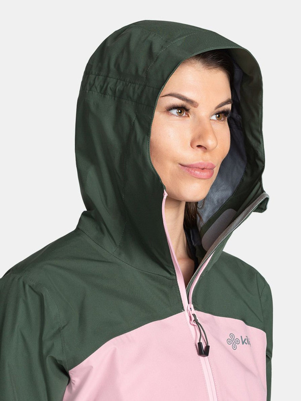 Kilpi Kilpi Mamba ženska zelena i roza vodootporna jakna