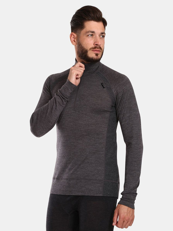 Kilpi Tamno siva muška termo Merino vunena majica Kilpi JAGER-M