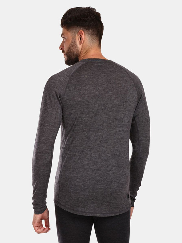 Kilpi Kilpi MAVORA TOP-M tamno siva Merino vunena muška majica