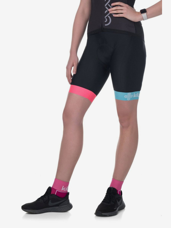 Kilpi Kilpi MURIA ženske tirkizno-crne biciklističke hlače