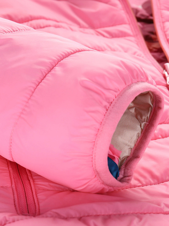 ALPINE PRO Dječja reverzibilna jakna hi-therm ALPINE PRO DOUWO roza