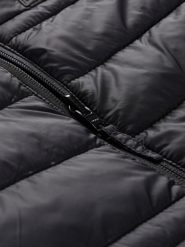 ALPINE PRO Dječja reverzibilna jakna hi-therm ALPINE PRO DOUWO crna