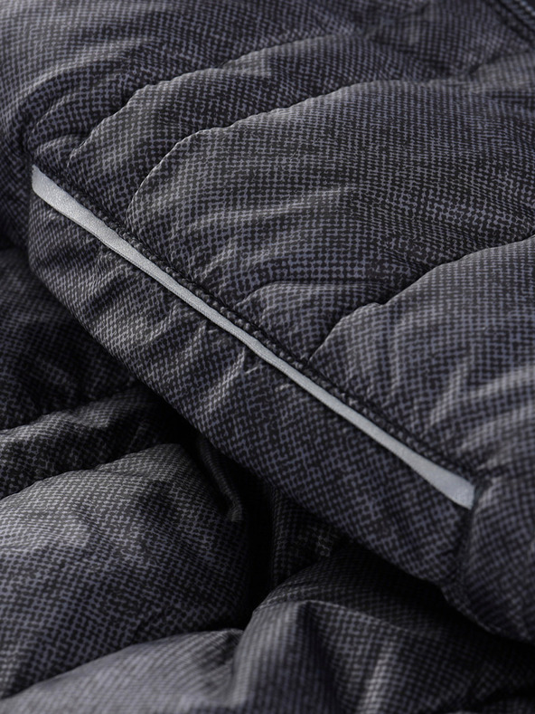 ALPINE PRO Dječja reverzibilna jakna hi-therm ALPINE PRO DOUWO crna