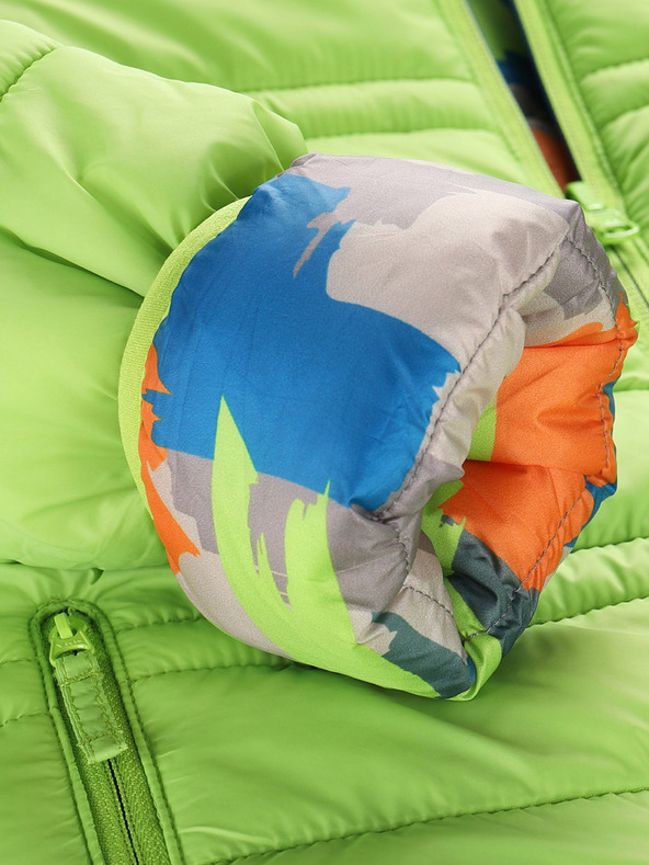 ALPINE PRO Dječja dvostrana jakna hi-therm ALPINE PRO DOUWO zelena