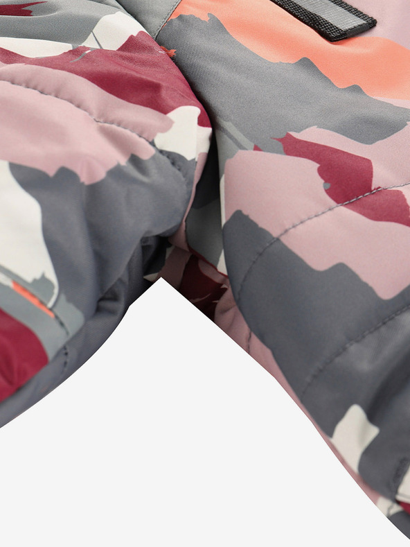 ALPINE PRO Sivo-ružičasta jakna za djevojčice s PTX Alpine Pro Werdo membranom