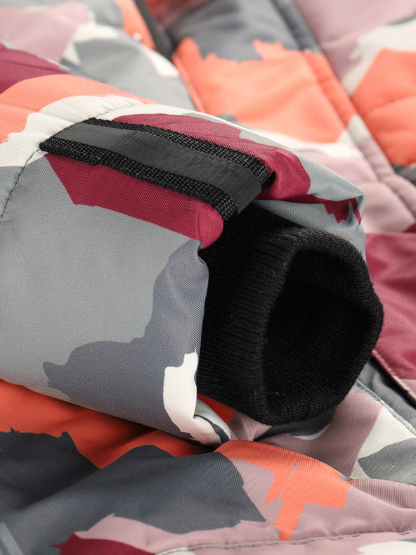 ALPINE PRO Sivo-ružičasta jakna za djevojčice s PTX Alpine Pro Werdo membranom