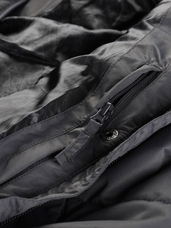 ALPINE PRO Sivi ženski kaput s PTX Alpine Pro Golena membranom