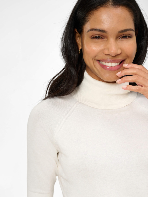 Orsay Bijela dolčevita s rukavima tričetvrt dužine ORSAY