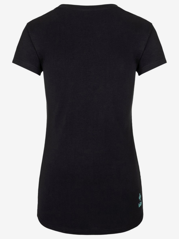 Kilpi Crna ženska sportska majica s printom Kilpi TORNES