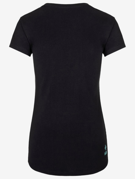 Kilpi Crna ženska sportska majica s printom Kilpi TORNES