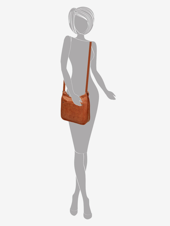 Enrico Benetti Ručna torbica Enrico Benetti Bobbi 66520 Rust