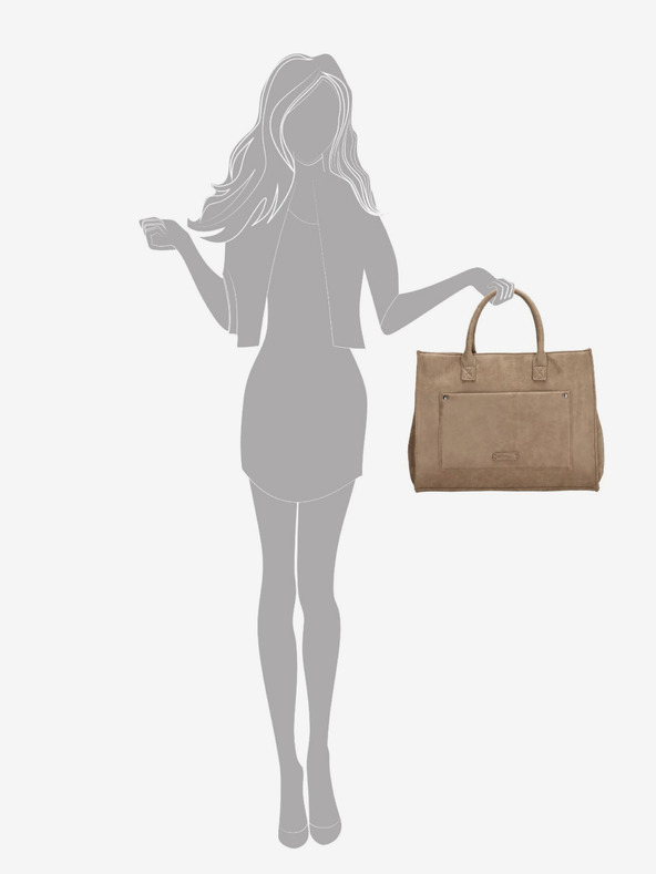 Enrico Benetti Torba Enrico Benetti Bobbi 66523 Medium Taupe