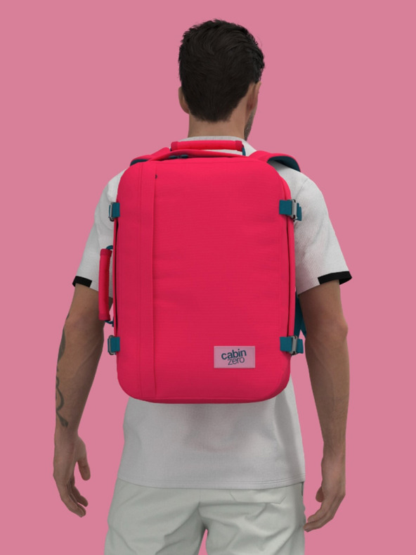CabinZero Crveni ruksak CabinZero Classic 36L Miami magenta