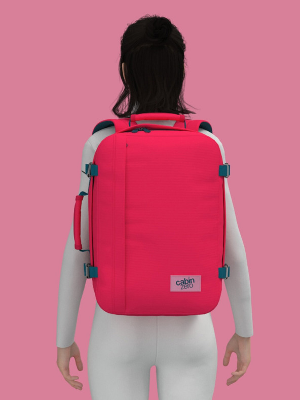 CabinZero Crveni ruksak CabinZero Classic 36L Miami magenta