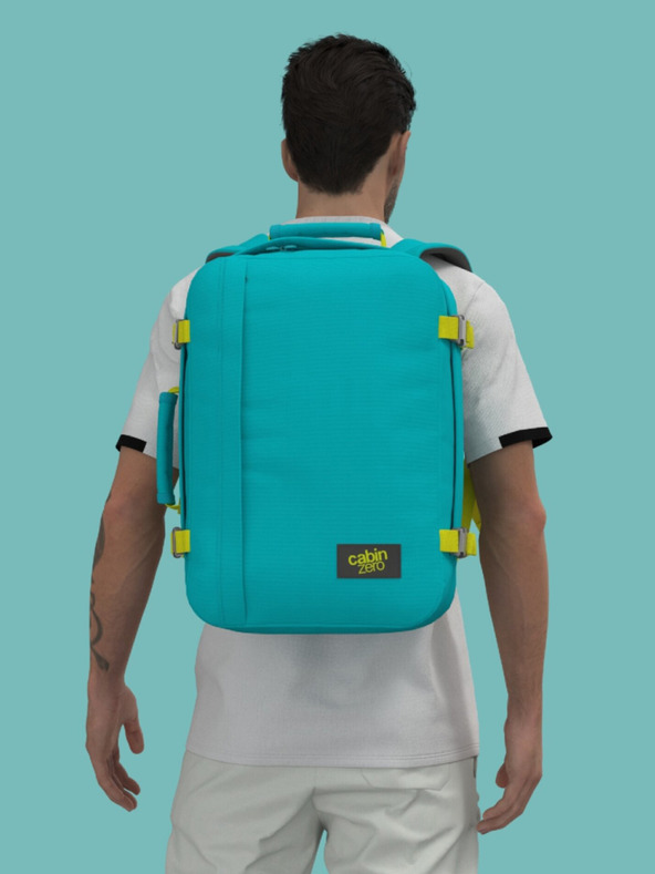 CabinZero Tirkizni ruksak CabinZero Classic 36L Aqua lagoon