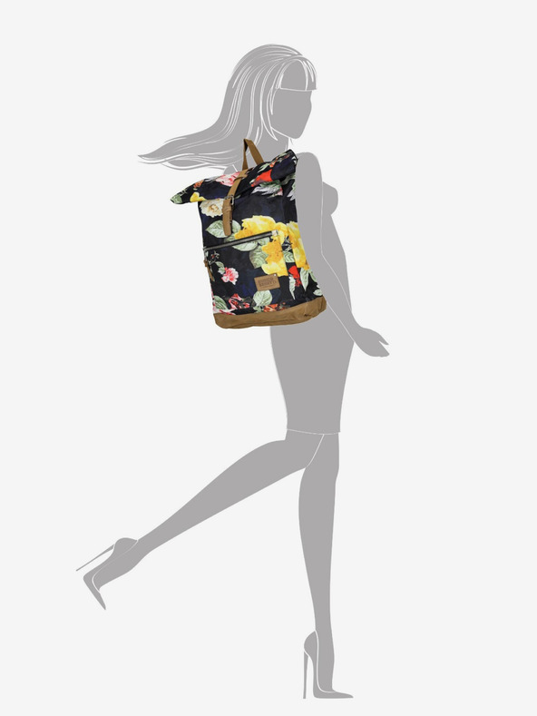 Enrico Benetti Santiago 15" Notebook Backpack Multi Roses Ruksak