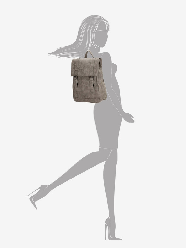 Enrico Benetti Ruksak Enrico Benetti Amy Ruksak 8 l srednje sivi