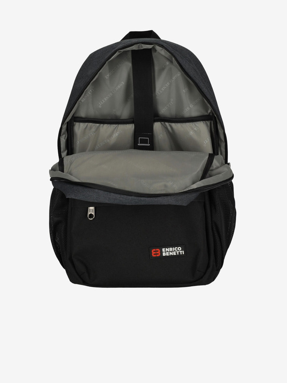 Enrico Benetti Ruksak Enrico Benetti Hamburg Ruksak za prijenosno računalo 23 l Sivi