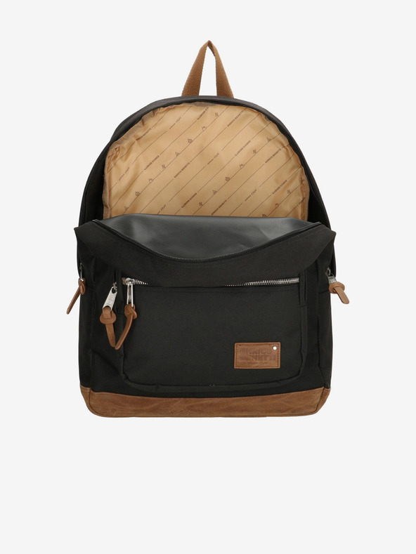 Enrico Benetti Ruksak Enrico Benetti Santiago Ruksak za prijenosno računalo 22 l crni