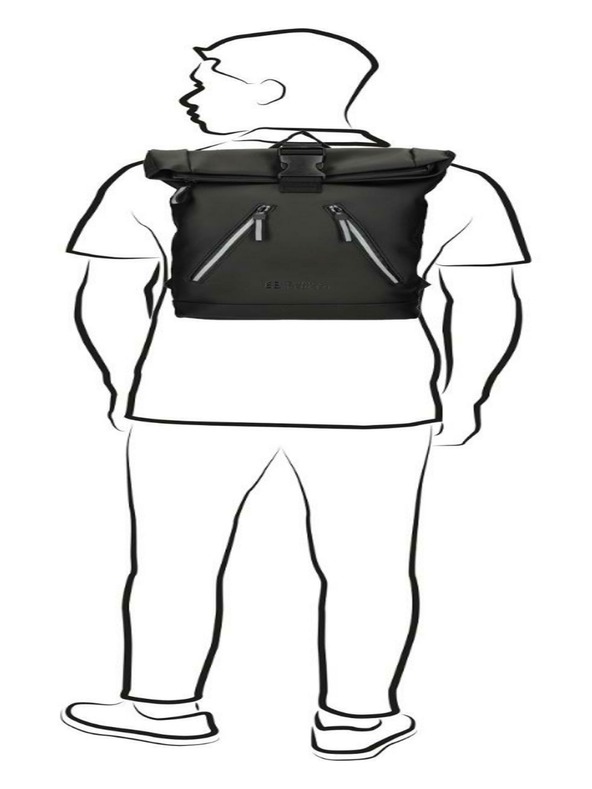 Enrico Benetti Bergen 56002 Black Ruksak